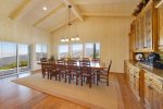 Formal dining room with comfortable seating for 12
